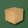 Коробка для бургера крафт M 120х120х70мм (100шт\500шт)