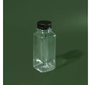 Бутылка квадратная 250мл PET d-38 (200шт\1000шт) 025.096