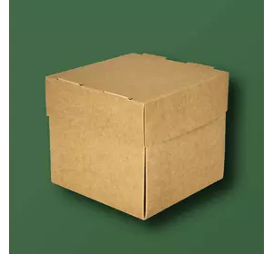 Коробка для бургера крафт L 120х120х110мм (100шт\1000шт)