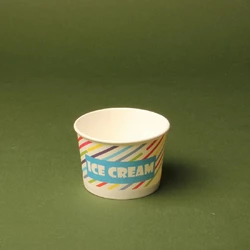 Креманка бумажная 120мл цветная Ice Cream (40шт/1000шт)