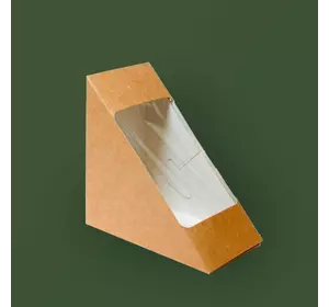 Упаковка для сендвича с окном 170х120х75мм F (100шт\700шт)