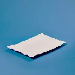 Тарелка бумажная белая 14х20см (100шт\900шт)