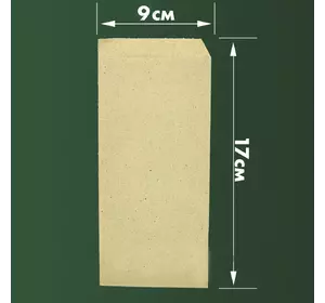 Пакет бумажный САШЕ крафт для хот-дога 170*90*40 мм (100шт/2000 шт)
