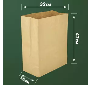 Пакет бумажный крафт 420*320*150мм (100шт\500шт)