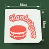 Уголок бумажный САШЕ с логотипом гамбургер 150*150мм (100шт/2000шт)