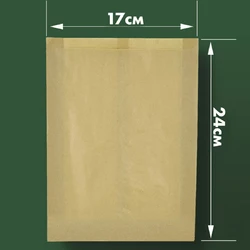 Пакет бумажный САШЕ крафт 240*170*50мм (100шт\1000шт)
