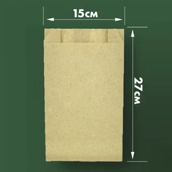 Пакет бумажный САШЕ крафт 270*150*50 мм (1000шт)